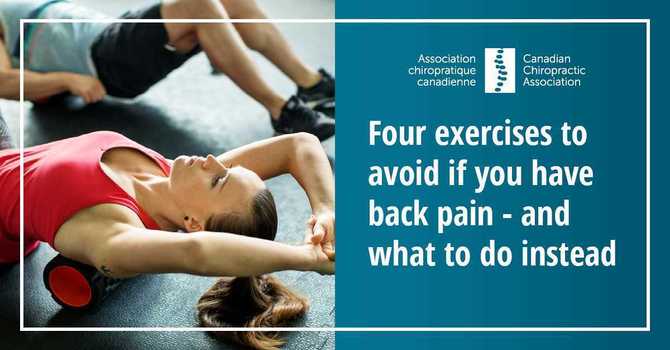 Four Exercises to Avoid for Low Back Pain image